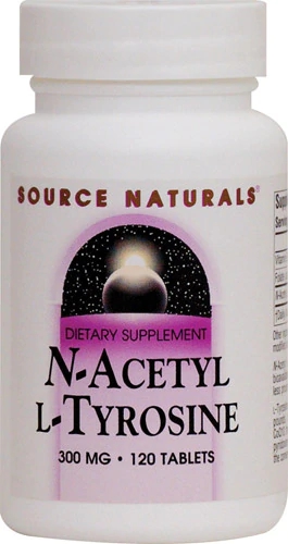 Source Naturals N-Acetyl L-Tyrosine -- 300 mg - 120 Tablets