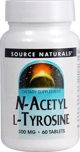 Source Naturals N-Acetyl L-Tyrosine -- 300 mg - 60 Tablets
