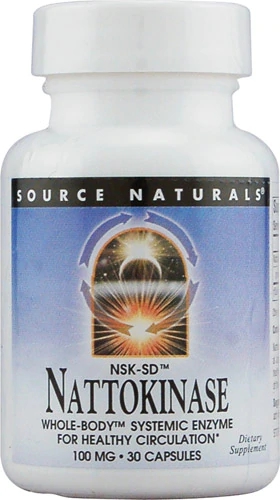 Source Naturals Nattokinase NSK-SD™ -- 100 mg - 30 Capsules
