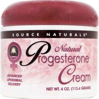 Source Naturals Natural Progesterone Cream -- 4 oz Jar