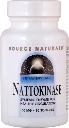Source Naturals NSK-SD™ Nattokinase -- 36 mg - 90 Softgels