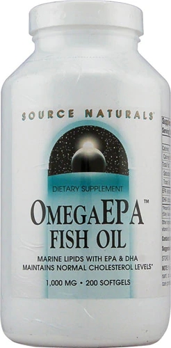 Source Naturals OmegaEPA™ Fish Oil -- 1000 mg - 200 Softgels