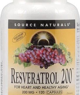 Source Naturals Resveratrol 200™ -- 200 mg - 120 Vegetarian Capsules