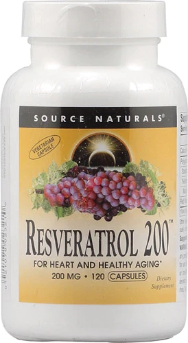 Source Naturals Resveratrol 200™ -- 200 mg - 120 Vegetarian Capsules