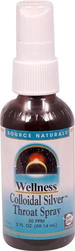 Source Naturals Wellness Colloidal Silver™ Throat Spray -- 30 ppm - 2 fl oz