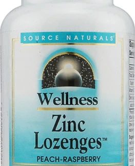 Source Naturals Wellness Zinc Lozenges™ Peach-Raspberry -- 23 mg - 60 Lozenges