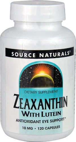 Source Naturals Zeaxanthin with Lutein -- 10 mg - 120 Capsules