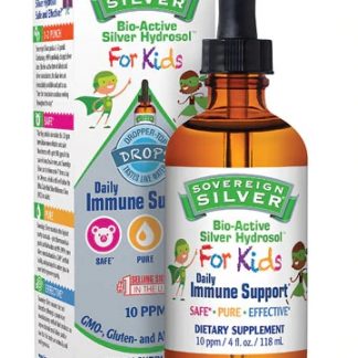 Sovereign Silver Bio-Active Silver Hydrosol™ For Kids Daily Immune Support -- 10 ppm - 4 fl oz