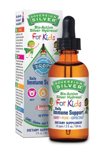 Sovereign Silver Bio-Active Silver Hydrosol™ For Kids Daily Immune Support -- 10 ppm - 2 fl oz
