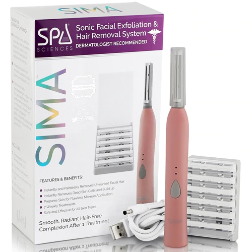 Spa Sciences SIMA Sonic Facial Exfoliation & Hair Removal System Mint -- 1 Unit