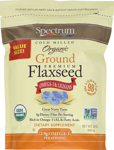 Spectrum Essentials® Organic Cold Milled Ground Premium Flaxseed -- 24 oz
