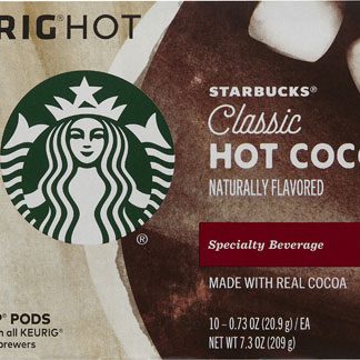 Starbucks Classic Hot Cocoa K-Cup Pods -- 10 K-Cups