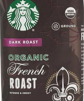 Starbucks Ground Coffee Dark Roast Organic French Roast -- 10 oz