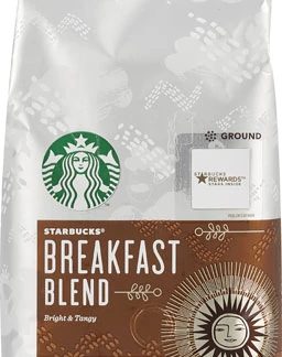 Starbucks Ground Coffee Medium Roast Breakfast Blend -- 20 oz