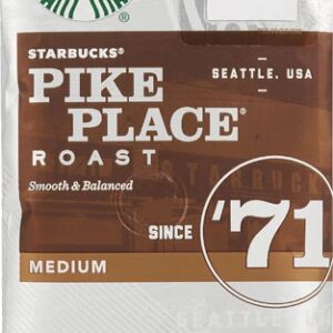 Starbucks Ground Coffee Medium Roast Pike Place Roast -- 12 oz