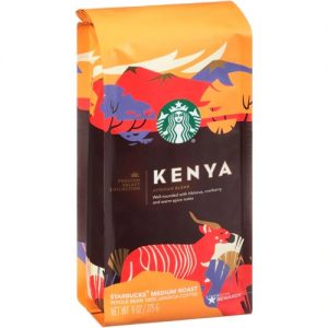 Starbucks Premium Select Collection Medium Roast Whole Bean Coffee Kenya -- 9 oz