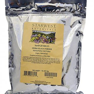 Starwest Botanicals Henna Black Powder -- 1 lb