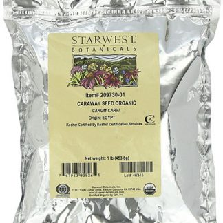 Starwest Botanicals Organic Caraway Seed -- 1 lb
