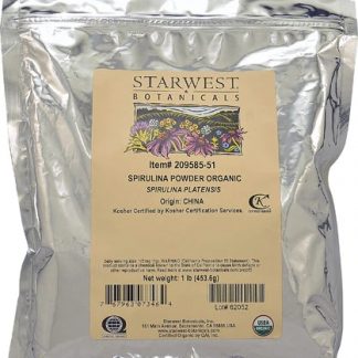 Starwest Botanicals Organic Spirulina Powder -- 1 lb