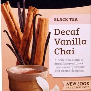 Stash Decaf Tea Vanilla Chai -- 18 Tea Bags