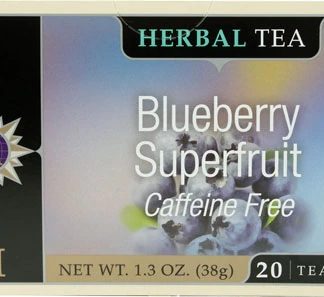 Stash Herbal Tea Caffeine Free Blueberry Superfruit -- 20 Tea Bags