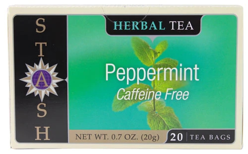 Stash Herbal Tea Caffeine Free Peppermint -- 20 Tea Bags