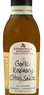 Stonewall Kitchen Sauce Garlic Rosemary Citrus -- 11 fl oz