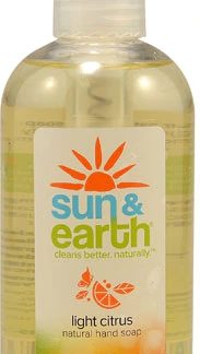 Sun & Earth Natural Hand Soap Light Citrus -- 8 fl oz