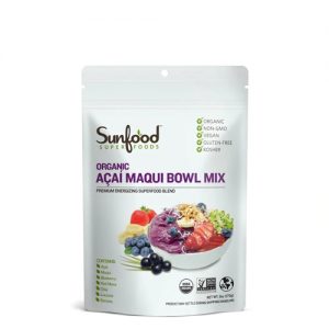 SunFood Organic Acai Maqui Bowl Mix Gluten Free -- 6 oz