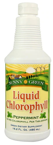Sunny Green Liquid Chlorophyll Peppermint -- 16 fl oz
