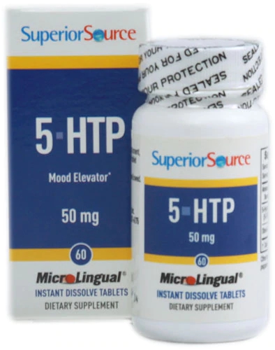 Superior Source 5-HTP -- 50 mg - 60 Tablets