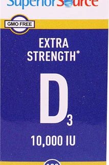 Superior Source Extra Strength Vitamin D3 -- 10000 IU - 100 MicroLingual Tablets