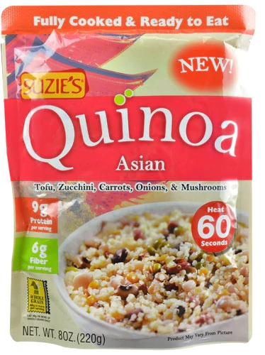 Suzie's Quinoa Ready-to-Eat & Fully Cooked Asian -- 8 oz