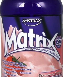 Syntrax Matrix® 2.0 Sustained-Release Protein Blend Strawberry Cream -- 32 oz