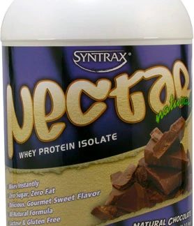 Syntrax Nectar Naturals Whey Protein Isolate Natural Chocolate -- 2.5 lbs