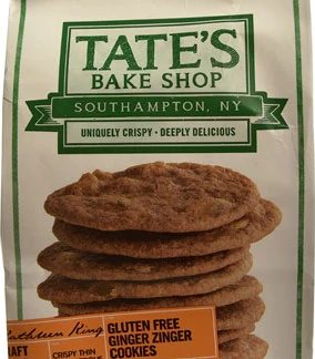 Tate's Bake Shop Gluten Free Cookies Ginger Zinger -- 7 oz