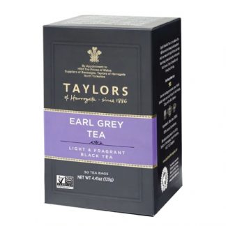Taylors of Harrogate Black Tea Earl Grey -- 50 Tea Bags