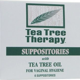Tea Tree Therapy Vaginal Suppositories with Tea Tree Oil -- 6 Suppositories
