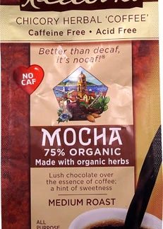 Teeccino Chicory Herbal Coffee Caffeine Free Mocha Medium Roast -- 11 oz