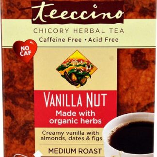 Teeccino Chicory Herbal Tea Vanilla Nut -- 10 Tea Bags