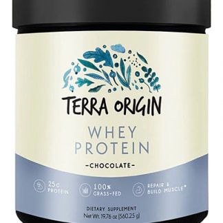 Terra Origin Whey Protein Powder Chocolate -- 19.76 oz
