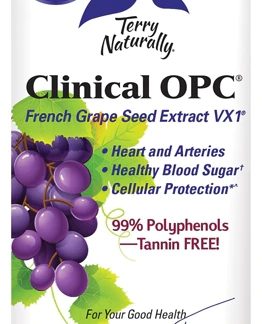 Terry Naturally Clinical OPC® French Grape Seed Extract VX1® -- 300 mg - 60 Capsules