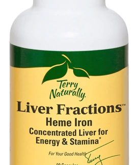 Terry Naturally Liver Fractions™ with Natural Heme Iron -- 90 Capsules