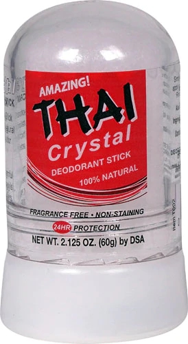 Thai Deodorant Stone Thai Crystal Deodorant Push-Up Stick -- 2.125 oz
