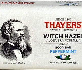 Thayers Witch Hazel Aloe Vera Formula Body Bar Peppermint -- 5 oz