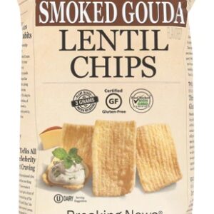 The Daily Crave Lentil Chips Smoked Gouda -- 4.25 oz