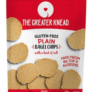 The Greater Knead Bagel Chips Plain -- 4.25 oz