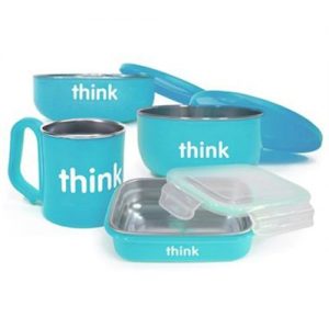 Thinkbaby The Complete BPA Free Feeding Set - Light Blue -- 1 Set