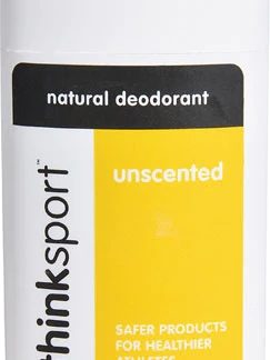 Thinksport Natural Deodorant Unscented -- 3.9 oz