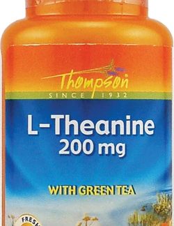 Thompson L-Theanine -- 200 mg - 30 Vegetarian Capsules